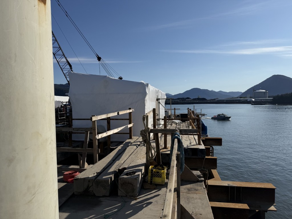 Industrial shrink wrap containment project