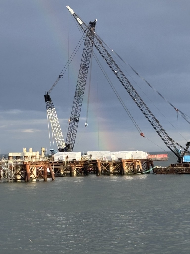 Durable shrink wrap protection for coastal industrial operations