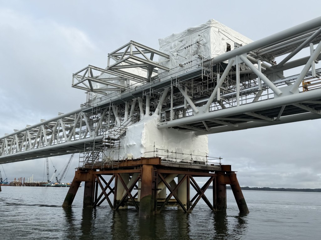 Industrial shrink wrap containment project